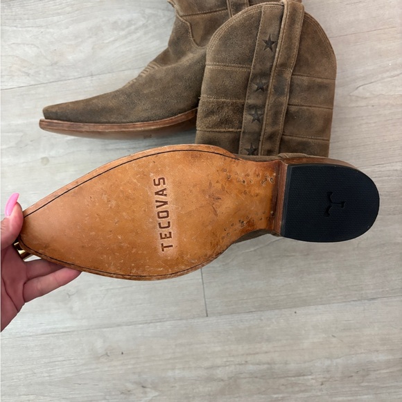 Tecovas Tan Cowboy Boots - Picture 2 of 4